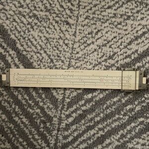 Vintage Sun Hemmi Bamboo slide rule 250